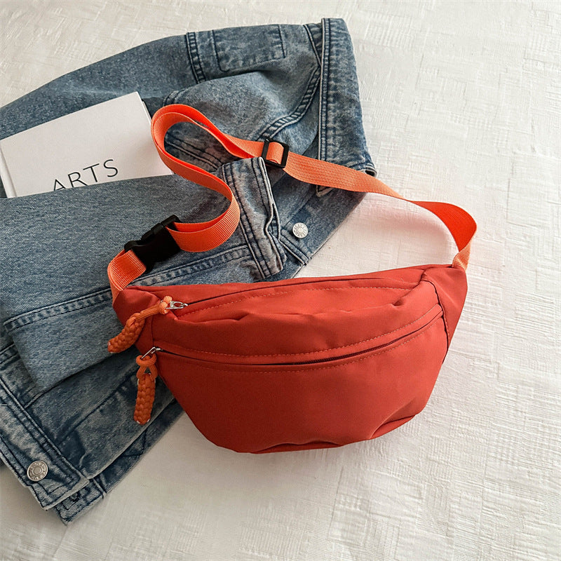 Solid Color Simple Korean Style Spring Shoulder Bags