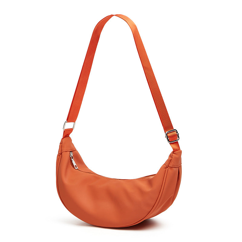 Women's Nylon Solid Color Summer Dumpling Lightweight Armpit Bags