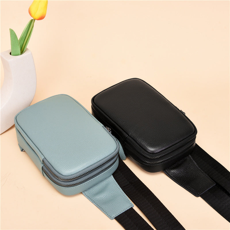 Women's Leather Fashionable Simple First Layer Cowhide Shoulder Bags