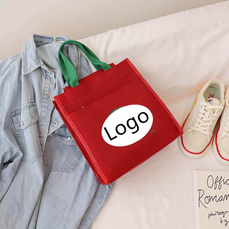 Innovative Canvas Lunch Family Cloth Box Tote Bags