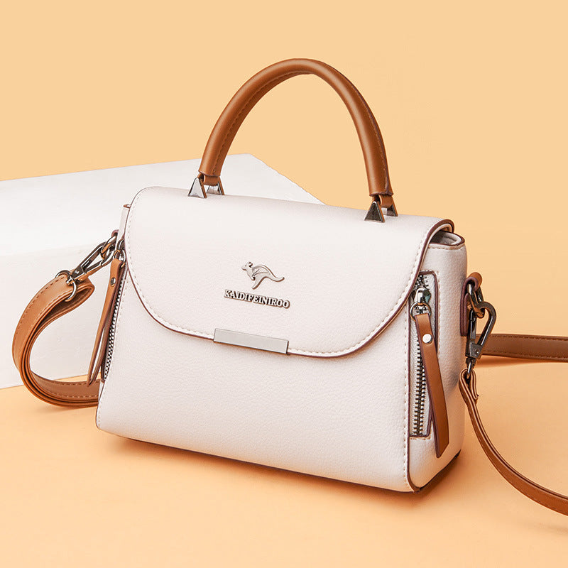 Women's Elegant Female Fashion Color Contrast Shoulder Bags
