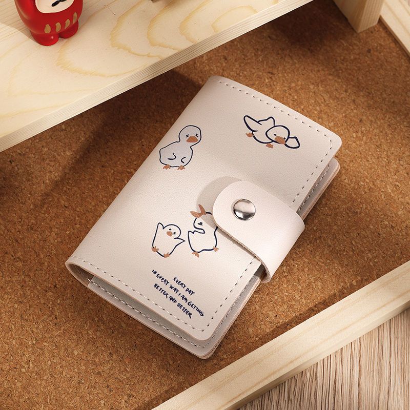 Women's Slots Large Capacity Driving License Cute Card Holder