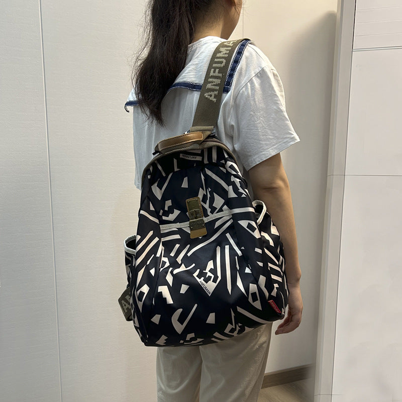 Women's Ethnic Style Waterproof Oxford Cloth Backpacks