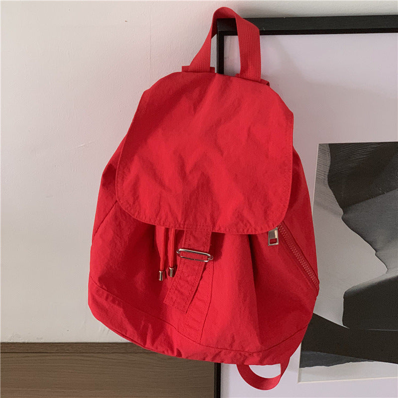 Korean Style Niche Pure Color Trendy Nylon Cloth Armpit Bags