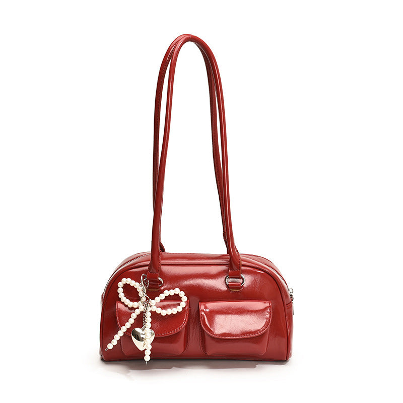 Women's Summer Design Material Fabric Fashion Trendy Shoulder Bags