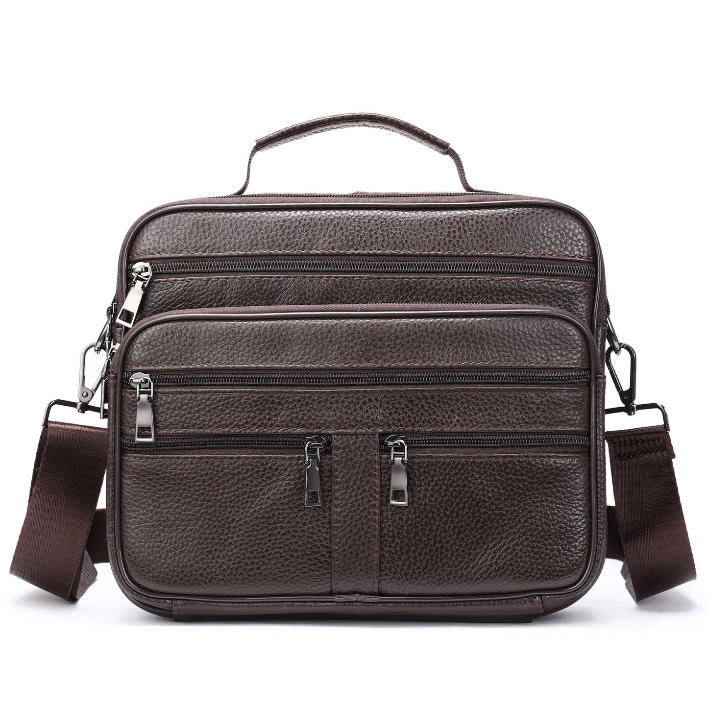 Men's Leather First Layer Cowhide Vintage Men's Messenger Bags