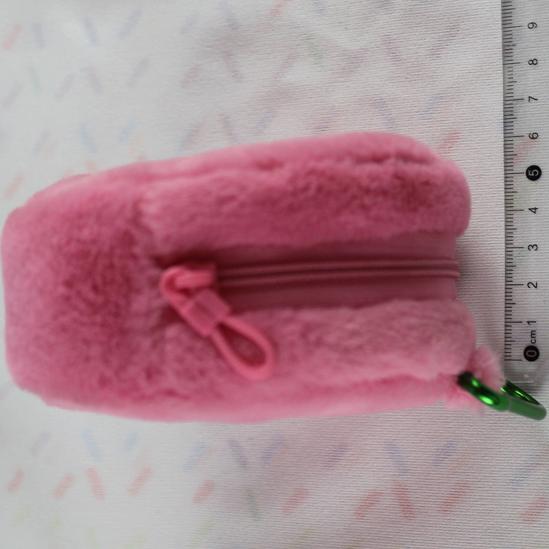 Style Simple Round Niche Earphone Portable Children's Coin Purse