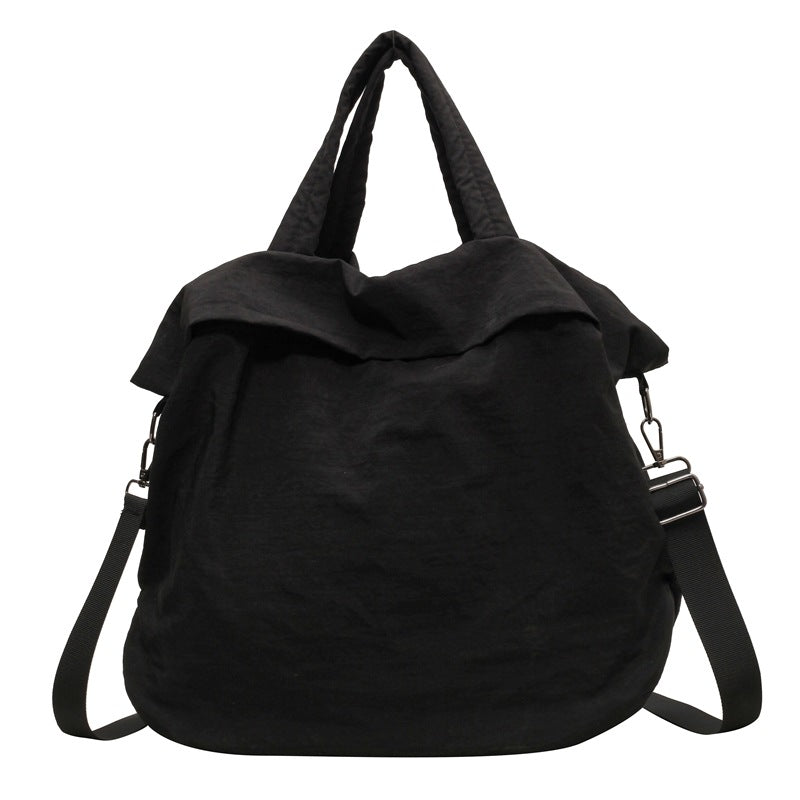 Women's Nylon Fashion Large Capacity Canvas Solid Shoulder Bags