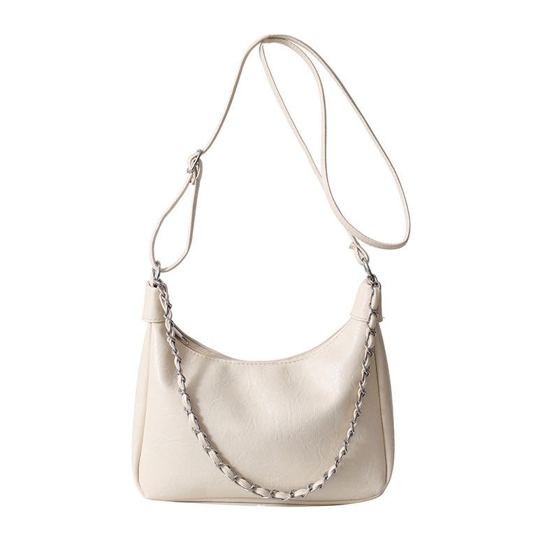 Women's Large Capacity Korean Fashionable Pleated Spring Shoulder Bags