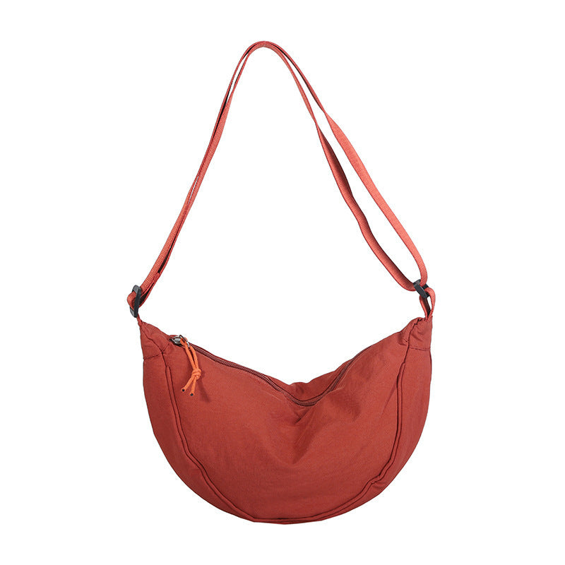 Women's Simple Graceful Nylon Dumpling Cloth Shoulder Bags