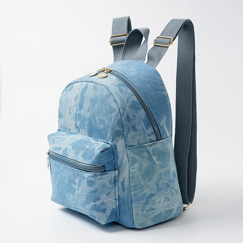 Women's Denim Large Capacity Female Mori Fresh Backpacks