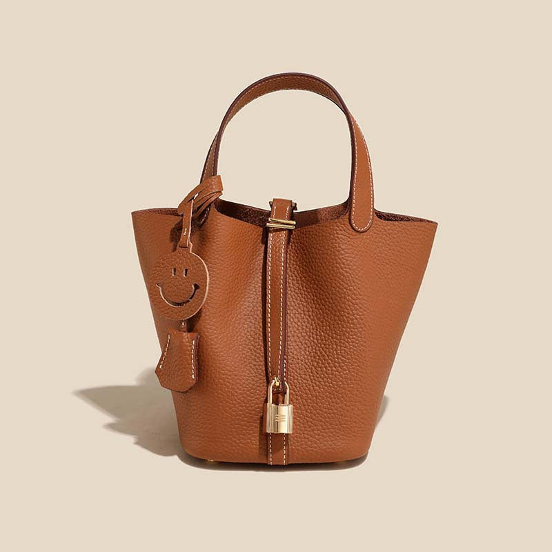 Cowhide Vegetable Basket Light Luxury High-grade Crossbody Bags