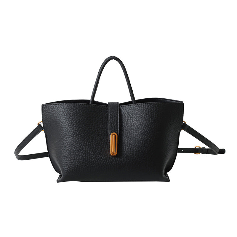 Women's Retro Portable Summer Commuter Solid Color Shoulder Bags