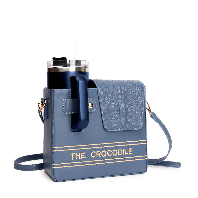 Large Capacity Crocodile Pattern Kettle Thermos Cup Beverage Bags