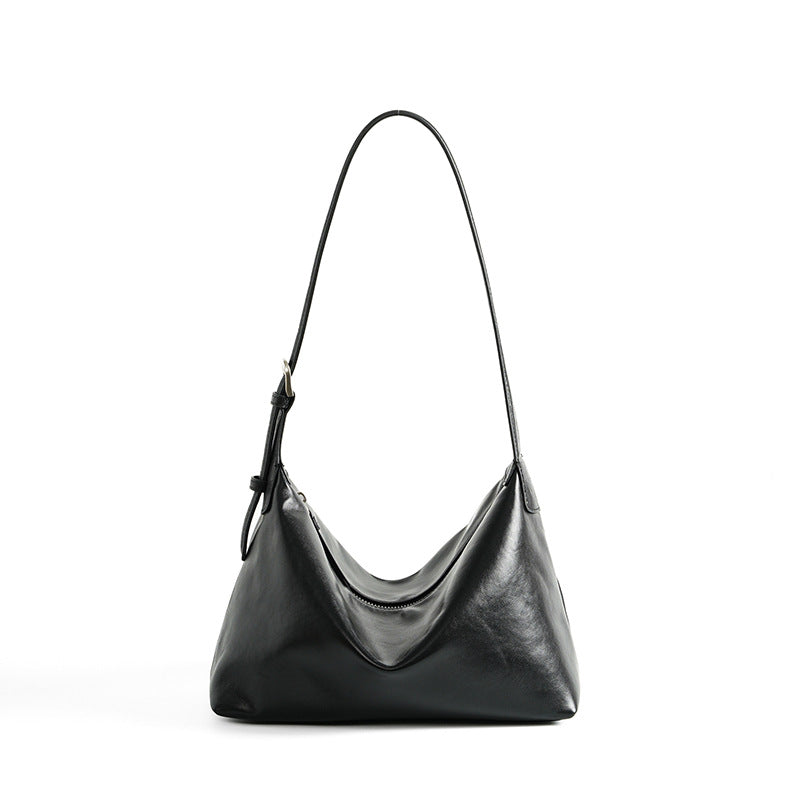 Retro Top Layer Vegetable Tanning Leather Tote Bags