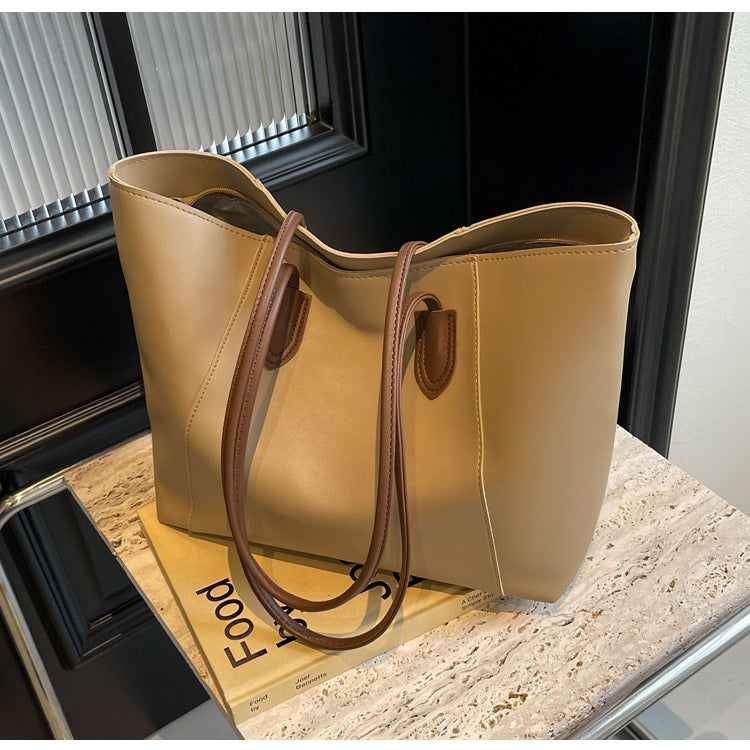 Women's Large Capacity Commuter Autumn Versatile Simple Shoulder Bags