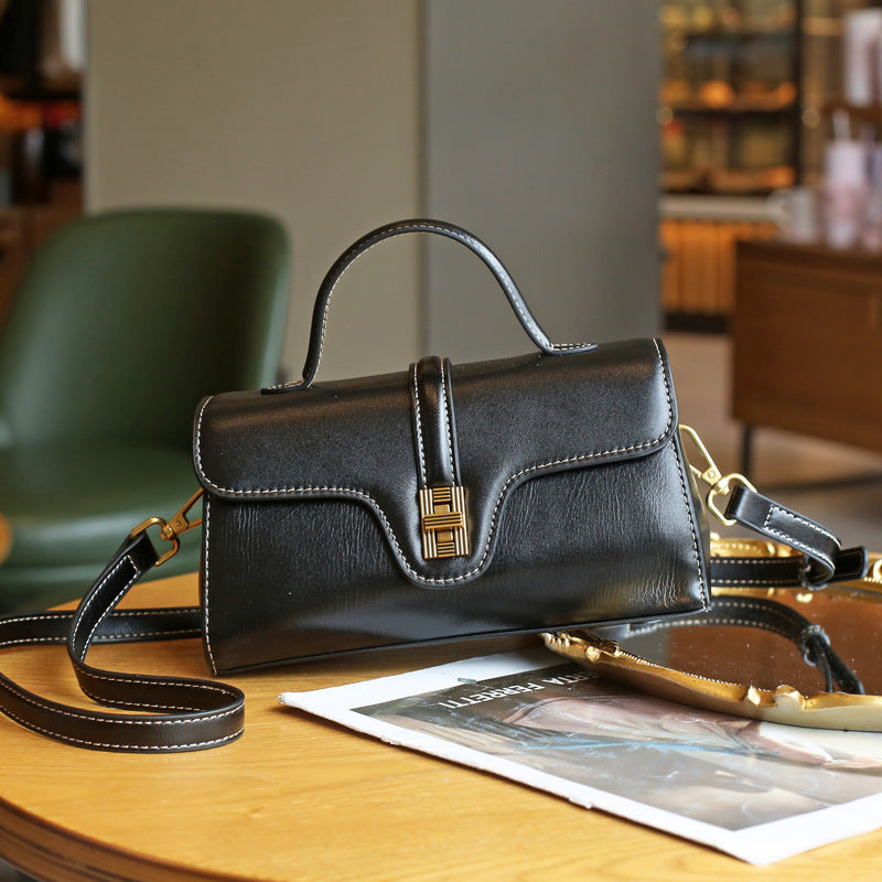 Women's Genuine Leather Niche High-grade Mild Luxury Shoulder Bags