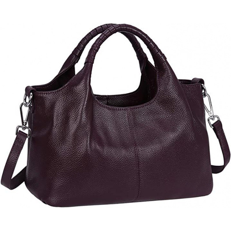 Women's Large Capacity Simple Soft Leather Crossbody Bags