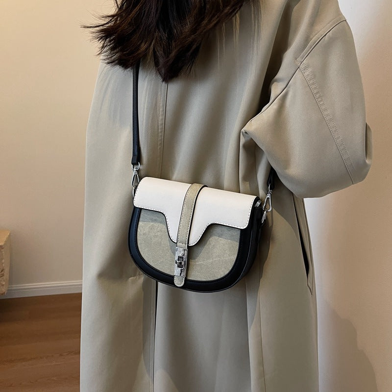 Women's French Style Trendy High-quality Saddle Fashion Shoulder Bags