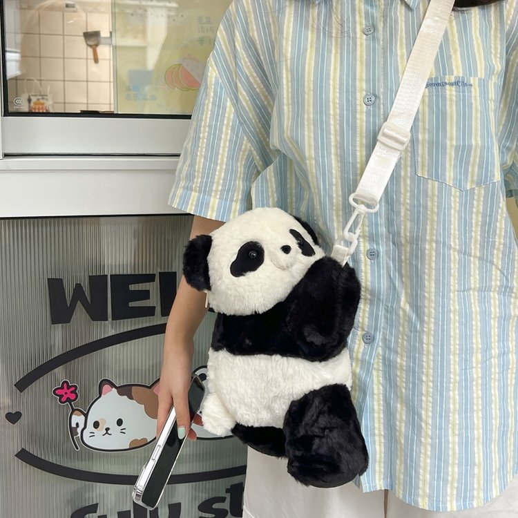 Panda Indie Sweet Cute Cartoon Plush Toy Bags