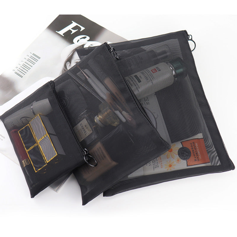 Transparent Voile Model Storage Pencil Packing Cosmetic Bags