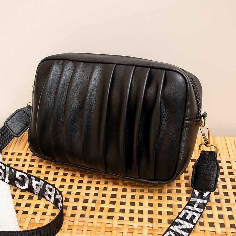 Women's Trendy Korean Packet Fashion Pleated Cross Crossbody Bags