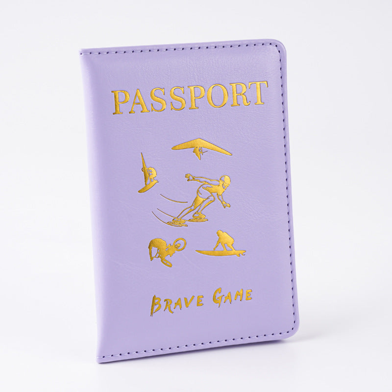 Power Creative Gilding Passport Cover Credentials Card Holder