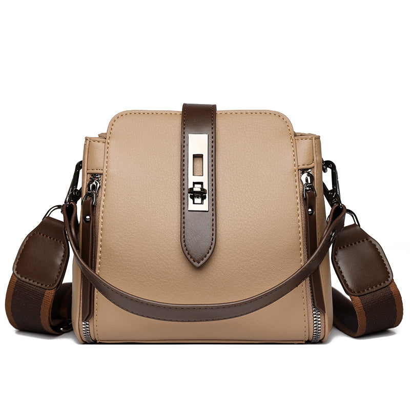 Women's Summer Fashion Soft Leather Large Capacity Crossbody Bags