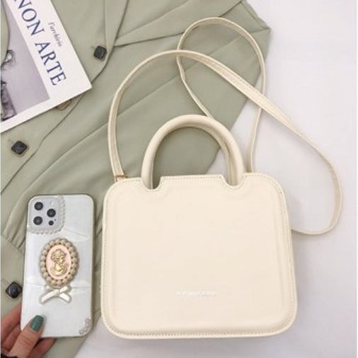 Retro Biscuit Fashionable Fashion Gilding Letters Handbags