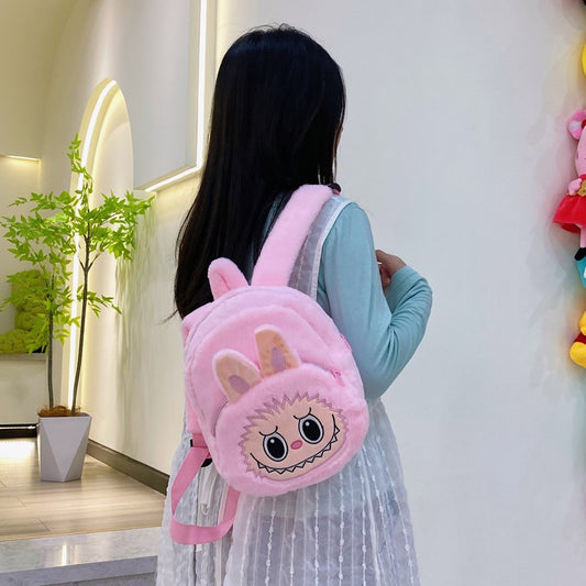 Cute Doll Furry Girlish Lovely Mini Backpacks