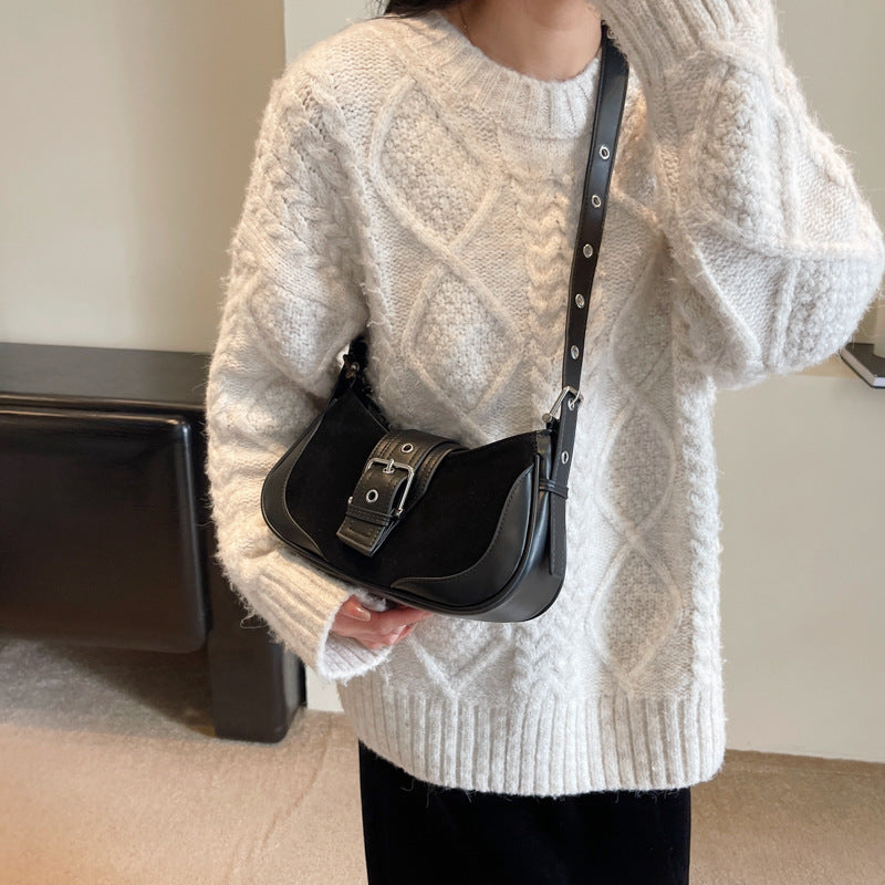 Women's Popular Texture Niche Retro Easy Matching Crossbody Bags