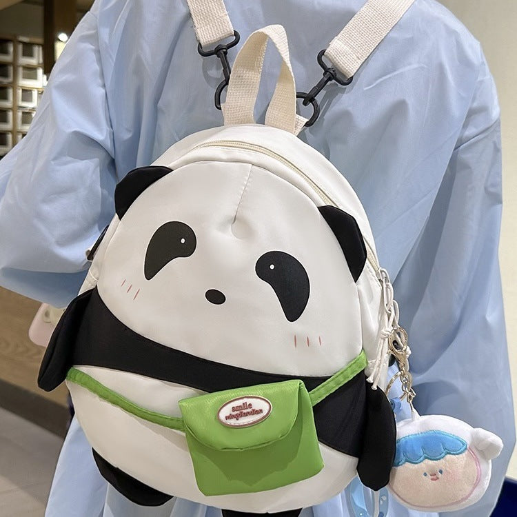 Panda Cartoon Soft Plush Campus Lolita Shoulder Bags