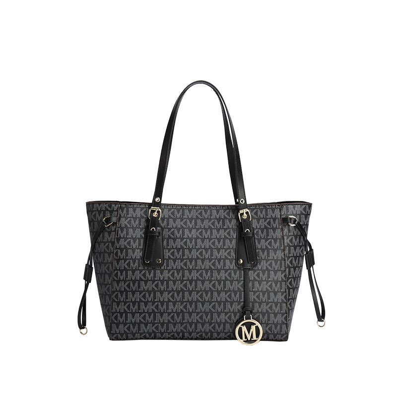 Women's Retro Printed Design Temperament Wild Trendy Tote Bags