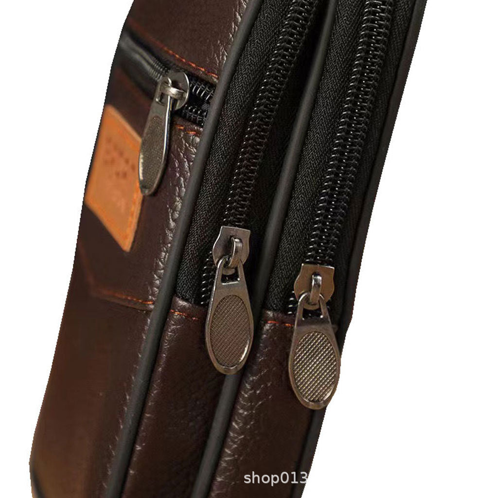 Men's Horizontal Flat Double Layer Change Pannier Bags