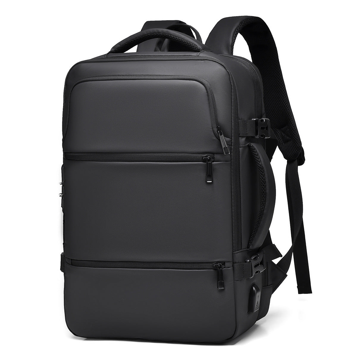 Men's Large Capacity Scalable Multifunctional Computer Waterproof Backpacks