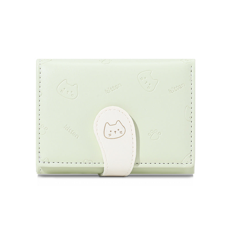Cat Tail Cute High Fashion Short Card Holder