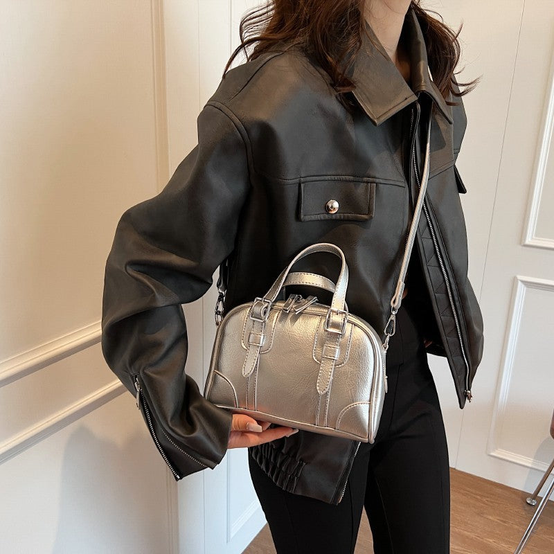 Women's Popular High-grade Autumn Retro Commuter Boston Crossbody Bags