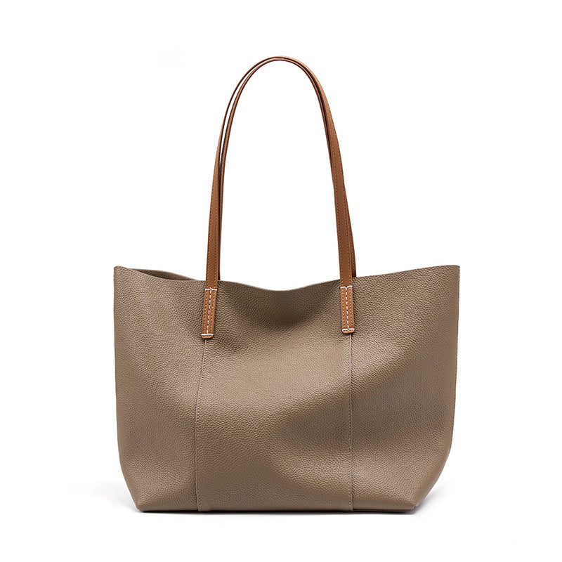 Women's Layer Cowhide Handmade Commuter Large Capacity Shoulder Bags