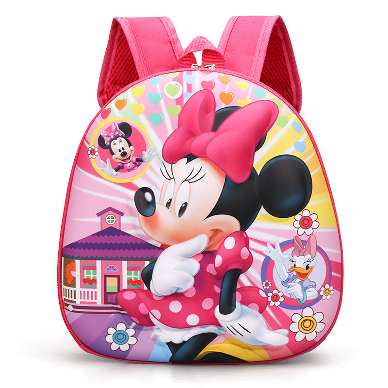 Children's Cute Cartoon Fashion Trend Hard Kindergarten School Bags