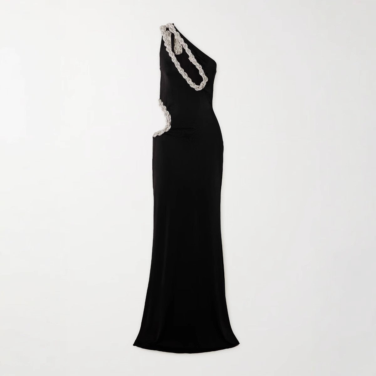 Diamond Halter Slim Fit Split Dress Dresses