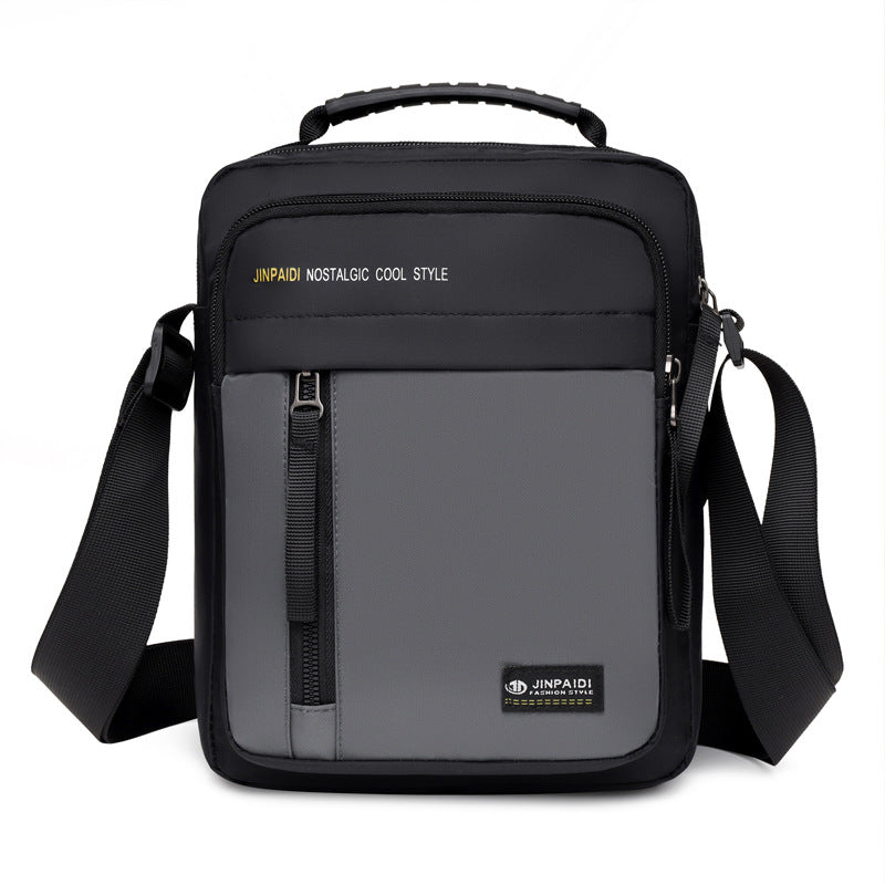 Men's Oxford Cloth Lightweight Simple Trendy Waterproof Men's Shoulder Bags