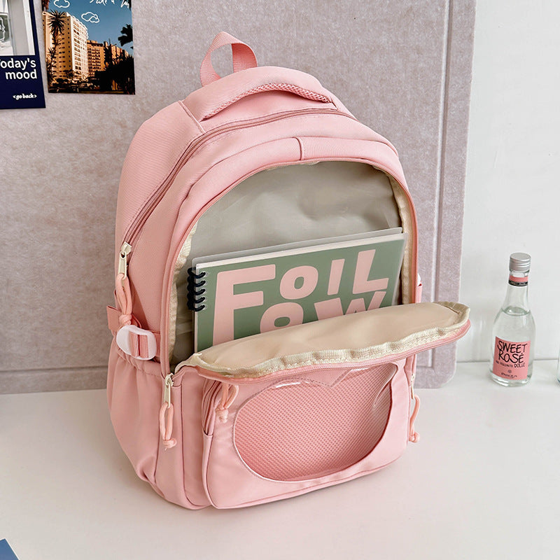 College Male High Junior Love Kitten Backpacks