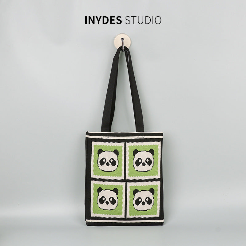 Panda Grandpa Super Large Shopping Big Handbags