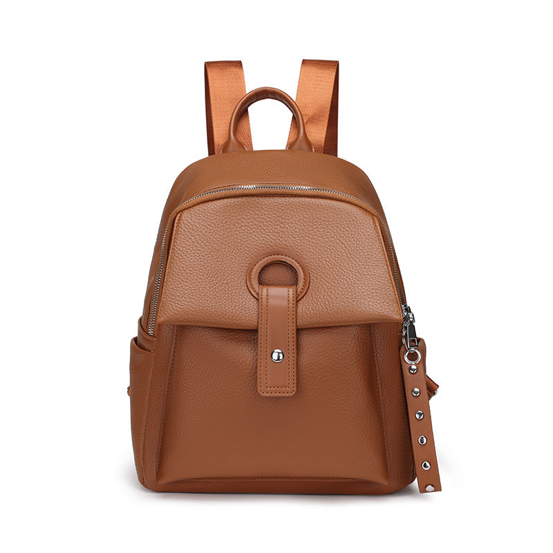 Women's Retro Large Capacity Simple High Sense Backpacks
