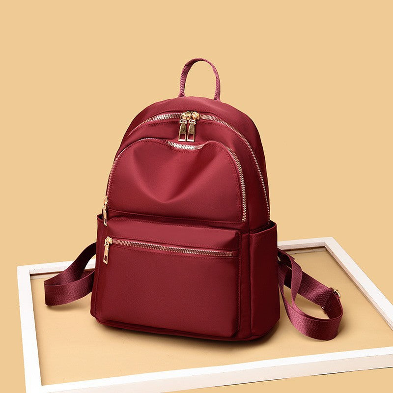 Women's Oxford Cloth Korean Fashionable Large Capacity Backpacks