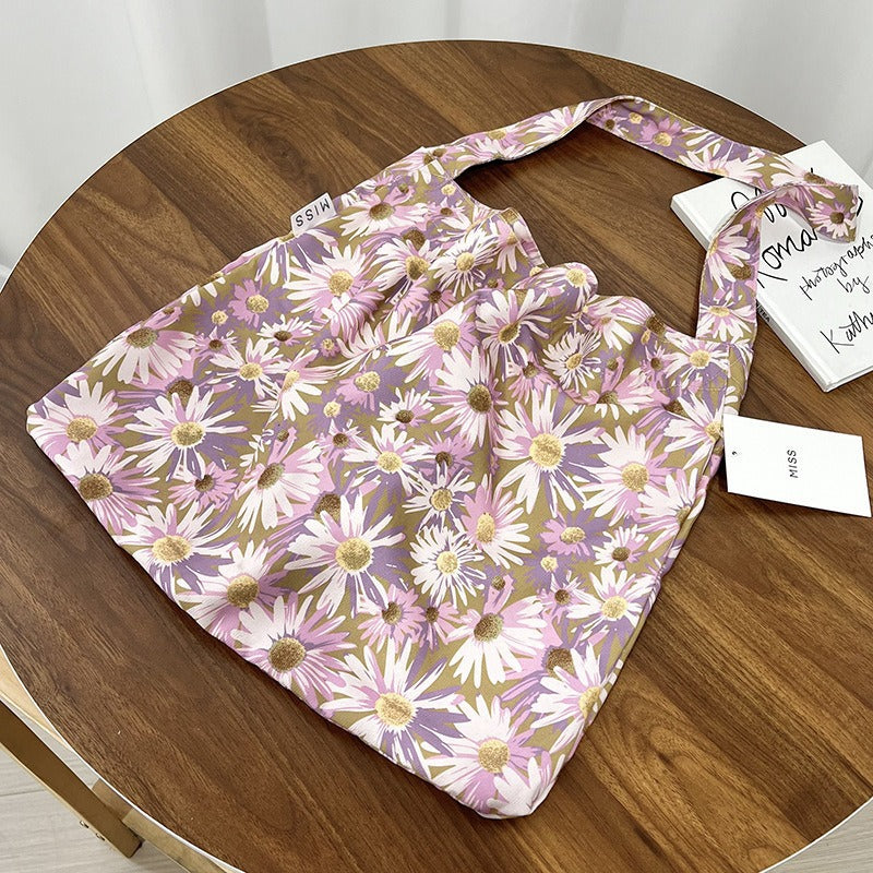 Women's Korean Style Versatile Large Capacity Shopping Shoulder Bags