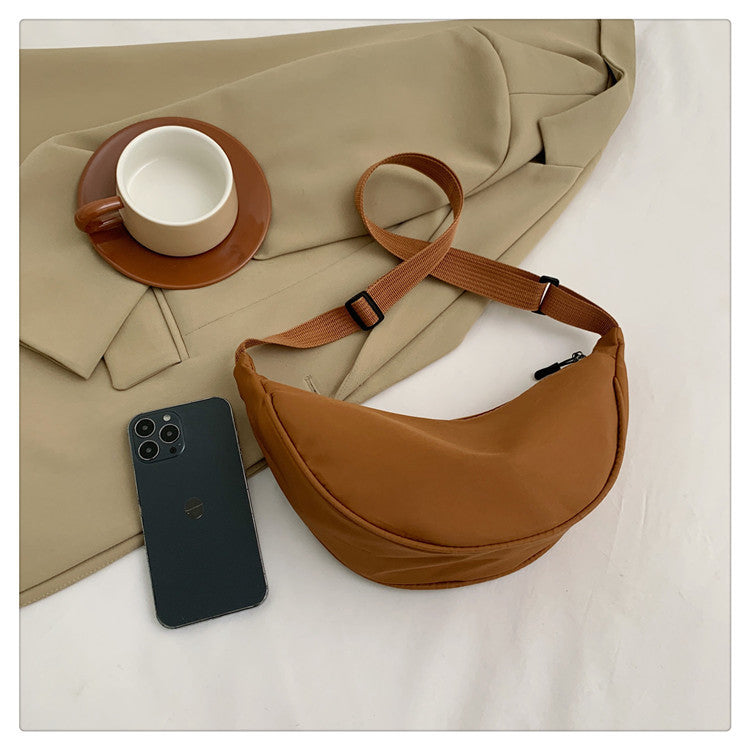 Women's Retro Trend Solid Color Lightweight Texture Bags