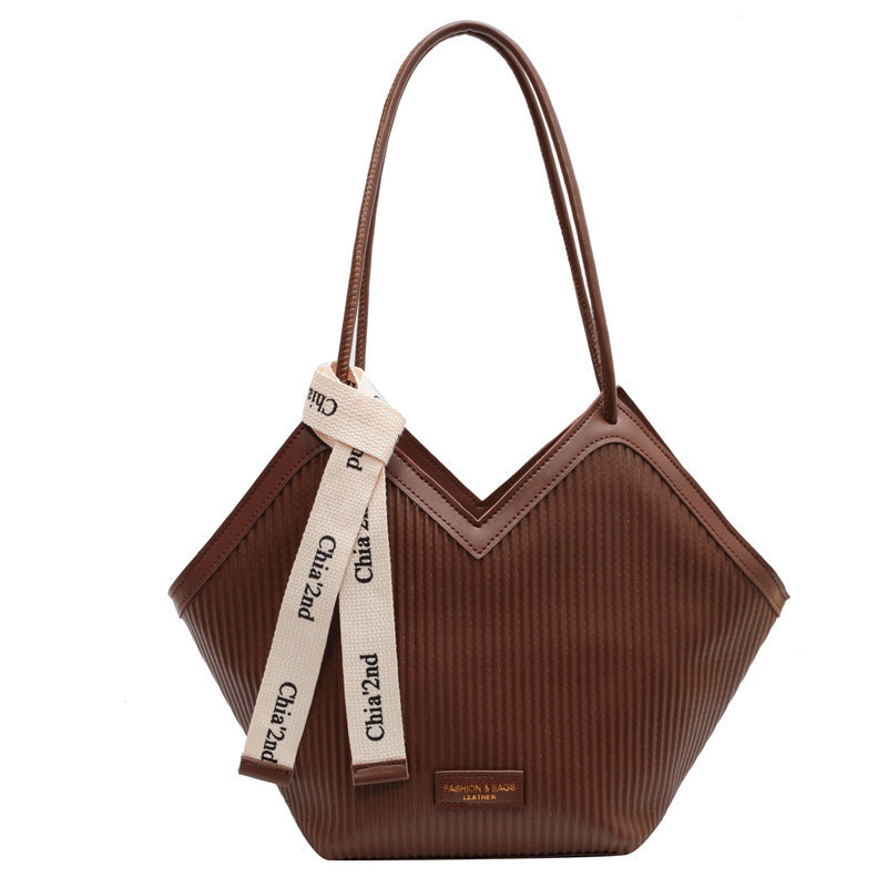 Women's Pattern French Korean Style Commuting Fashion Shoulder Bags