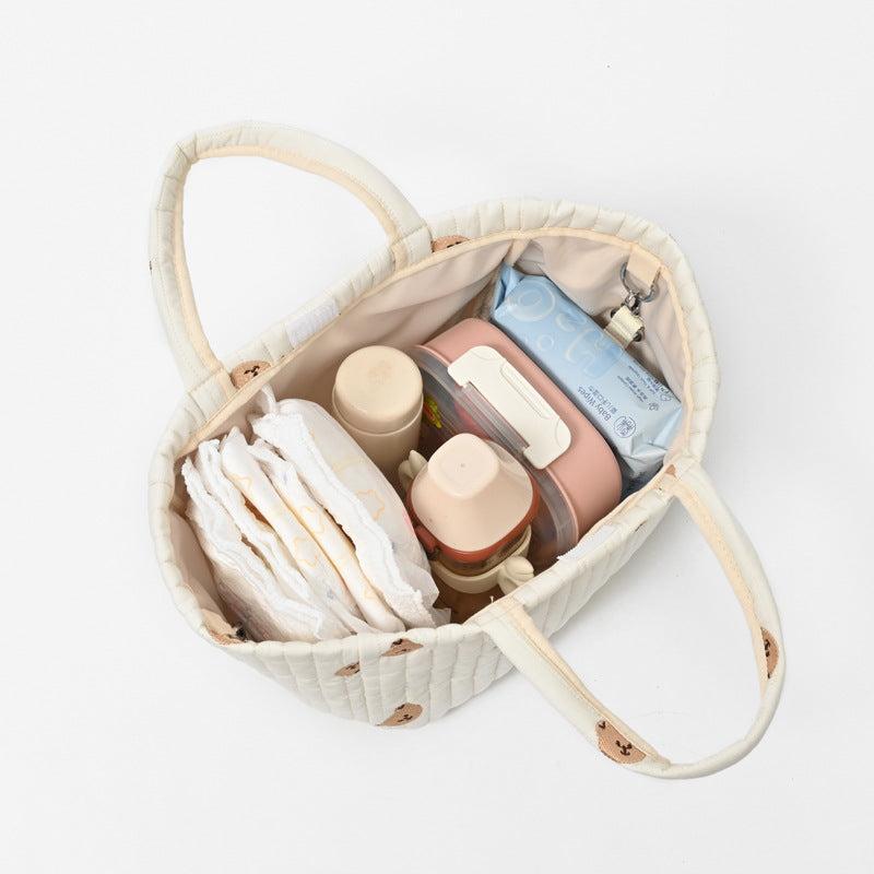 Cotton Mummy Washed Fabric Short Distance Bags