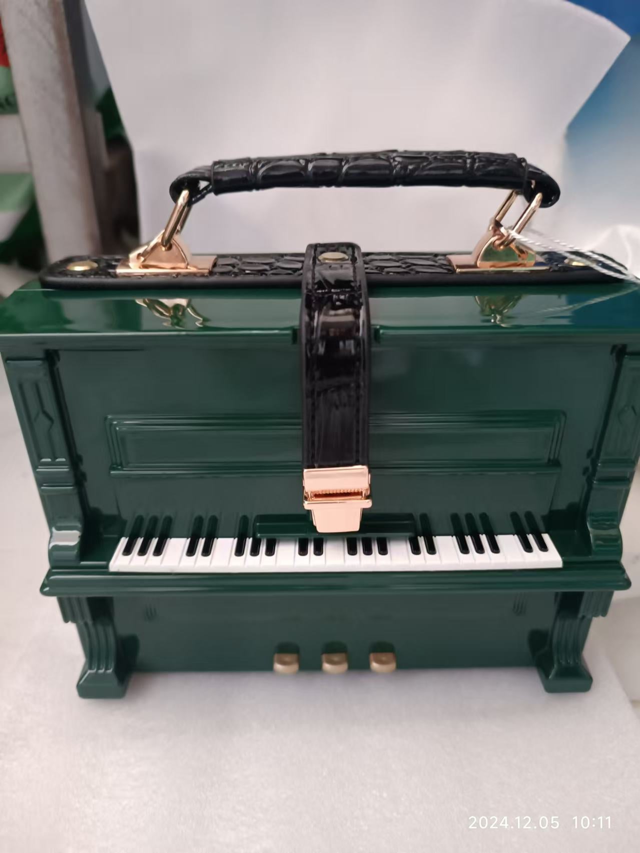 Trendy Glamorous Women's Piano Acrylic Box Handbags